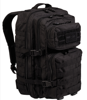 MIL-TEC US Assault Large backpack black, 36l