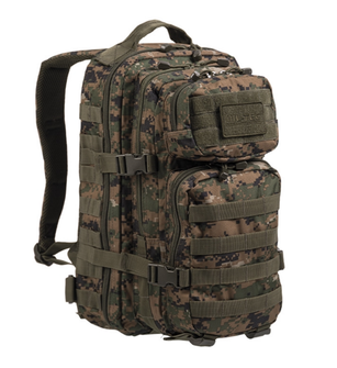MIL-TEC US Assault Small backpack Digital Woodland, 20l