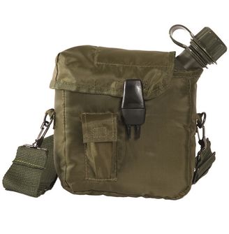 MIL-TEC US field bottle 2l with cover, olive