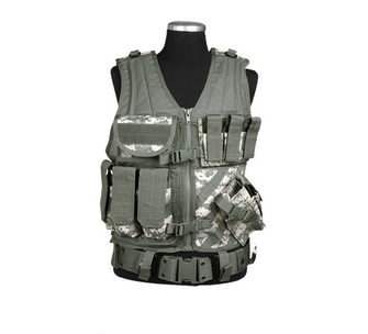 MIL-TEC USMC tactical vest with belt, at-digital