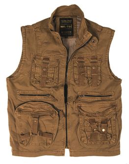 Mil-Tec Vintage Survival Vest, Coyote