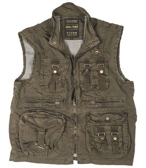 Mil-tec vintage survival vest, olive