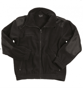 Mil-Tec Fleece shirt black padded, reinforced