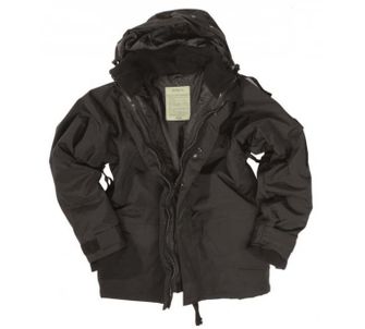 Mil-Tec winter three-layer waterproof jacket, black