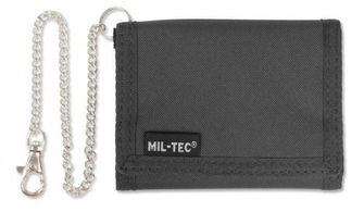 Miltec wallet with chain, black