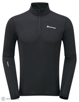 Montane Allez Micro Pull-on Functional T-Shirt with Long Sleeve, Black