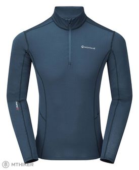 Montane Allez Micro Pull-on Functional T-Shirt with Long Sleeve, Blue