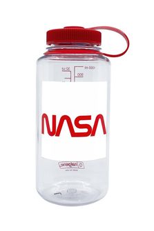Nalgene wm sustain bottle for drinking 1 l nasa red