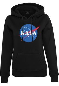 NASA Insignia Women's Sweatshirt with Hood, Black