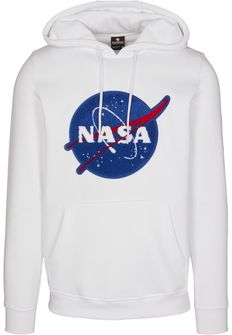 NASA Southpole Insignia Logo Men's sweatshirt with hood, white