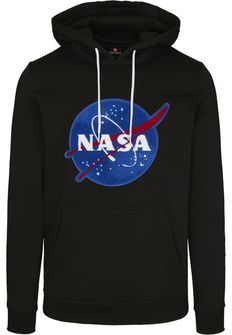 NASA Southpole Insignia Logo Men's sweatshirt with hood, black