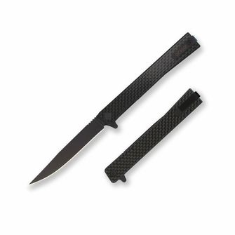 OCASO Folding knife Solstice Carbon Fiber + Black / Straight