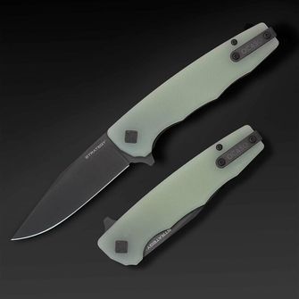 OCASO Folding knife Strategy Jade G-10 & Black PVD