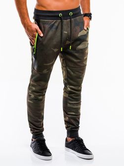 Ombre Men's camouflage tracksues P657, Green Camo