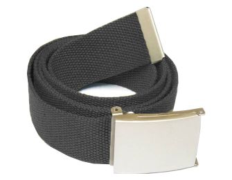 Rigid belt classic, black, 3.6cm