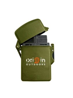 Origin Outdoors Storm Waterproof Lighter, olive