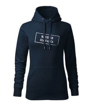 DRAGOWA Women's sweatshirt with hooded in Slovakia, dark blue 320g/m2
