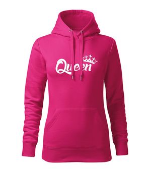 DRAGOWA Women's sweatshirt with Queen hood, pink 320g/m2