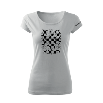 DRAGOWA Women's short T -shirt Orlica, white 150g/m2