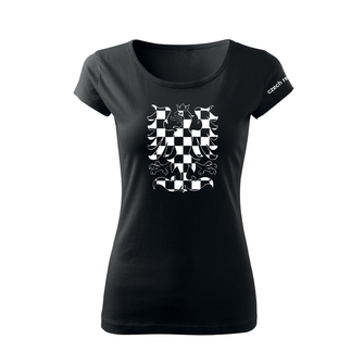 DRAGOWA Women's Short T -Shirt Orlica, Black 150g/m2