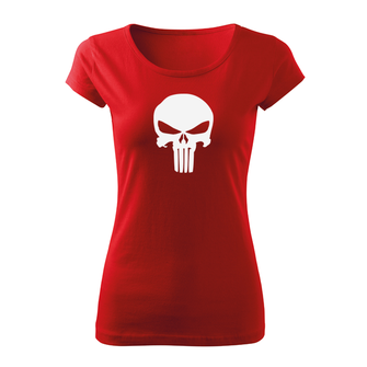 DRAGOWA Women's short T -shirt Punisher, red 150g/m2