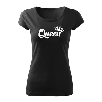 DRAGOWA Women's short T -shirt Queen, black 150g/m2