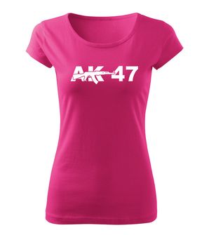 DRAGOWA Women's T-shirt AK-47, pink 150g/m2