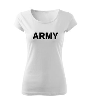 DRAGOWA Women's T -shirt Army, white 150g/m2