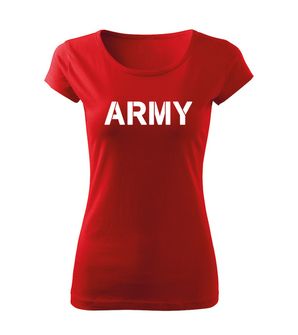 DRAGOWA Women's T -shirt Army, red 150g/m2