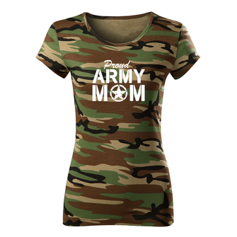 DRAGOWA Women's T -shirt Army Mom, camouflage 150g/m2