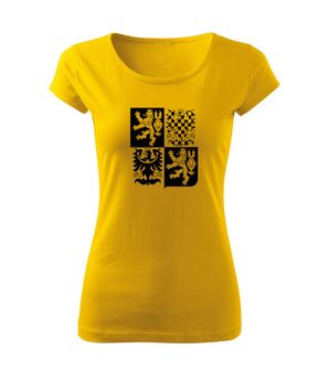 DRAGOWA Women's T -shirt Czech Great Cut, Yellow 150g/m2
