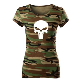 DRAGOWA Women's T -shirt Punisher, camouflage 150g/m2