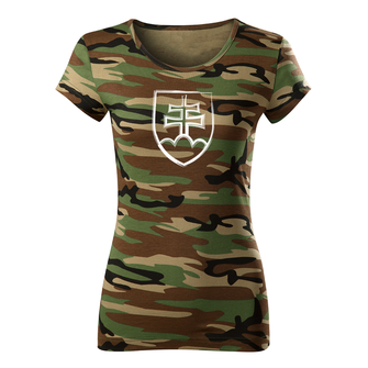 DRAGOWA Women's T -shirt Slovak character, camouflage 150g/m2