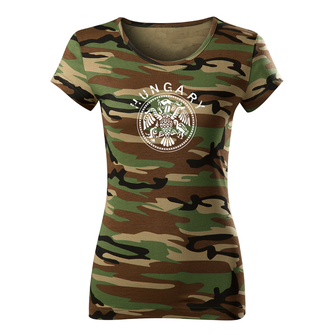 DRAGOWA Women's T -shirt Hungary, camouflage 150g/m2