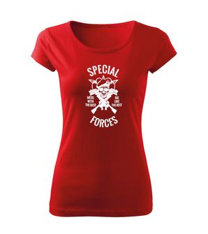 Dragowa women's T -shirt Special Forces, red 150g/m2
