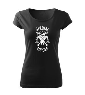 DRAGOWA Women's T -shirt Special Forces, Black 150g/m2