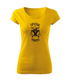 Dragowa women's T -shirt Special Forces, yellow 150g/m2