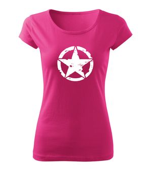 DRAGOWA Women's T -shirt Star, pink 150g/m2