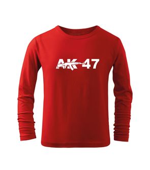 DRAGOWA kids long sleeve t-shirt AK47 red
