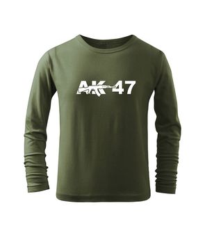 DRAGOWA kids long sleeve t-shirt AK47 olive