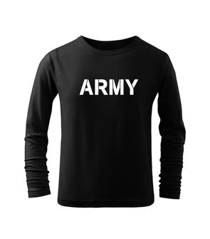 DRAGOWA kids long sleeve t-shirt Army black