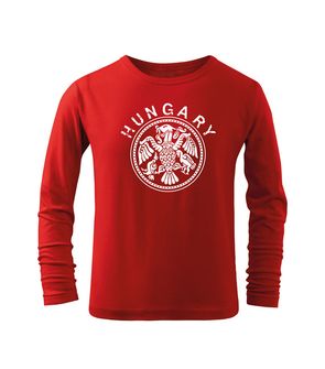 DRAGOWA kids long sleeve t-shirt Hungary red