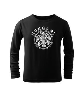 DRAGOWA kids long sleeve t-shirt Hungary black