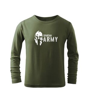 DRAGOWA kids long sleeve t-shirt Spartan army olive