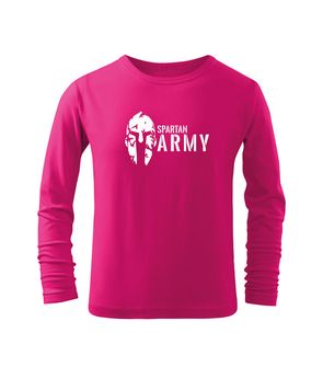 DRAGOWA kids long sleeve t-shirt Spartan army rose