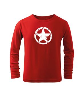 DRAGOWA kids long sleeve t-shirt Star red