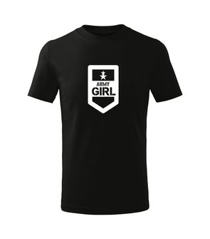 DRAGOWA kids t-shirt Army girl black