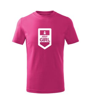 DRAGOWA kids t-shirt Army girl rose