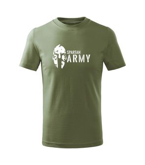 DRAGOWA kids t-shirt Spartan army, olive