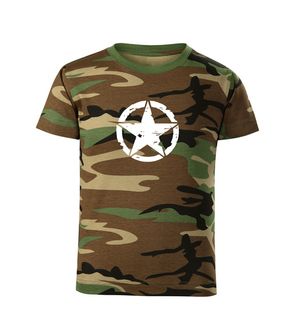 DRAGOWA kids t-shirt Star camouflage